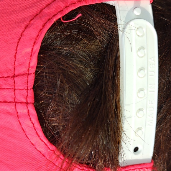 Vintage Scab's Place Embroidered Logo Snapback Hat Cap Neon Pink New - Picture 5 of 11